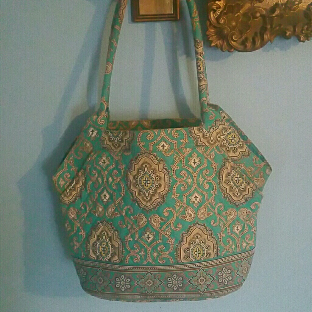 Teal colored, Vera Bradley shoulder bag